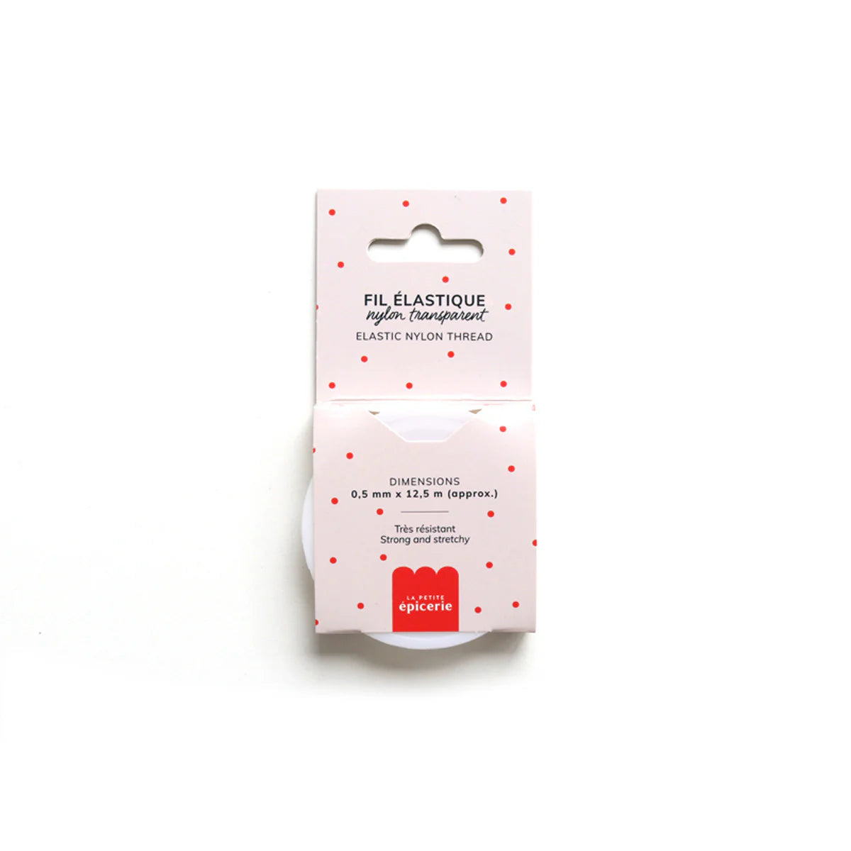Fil élastique nylon 0,5 mm - Transparent