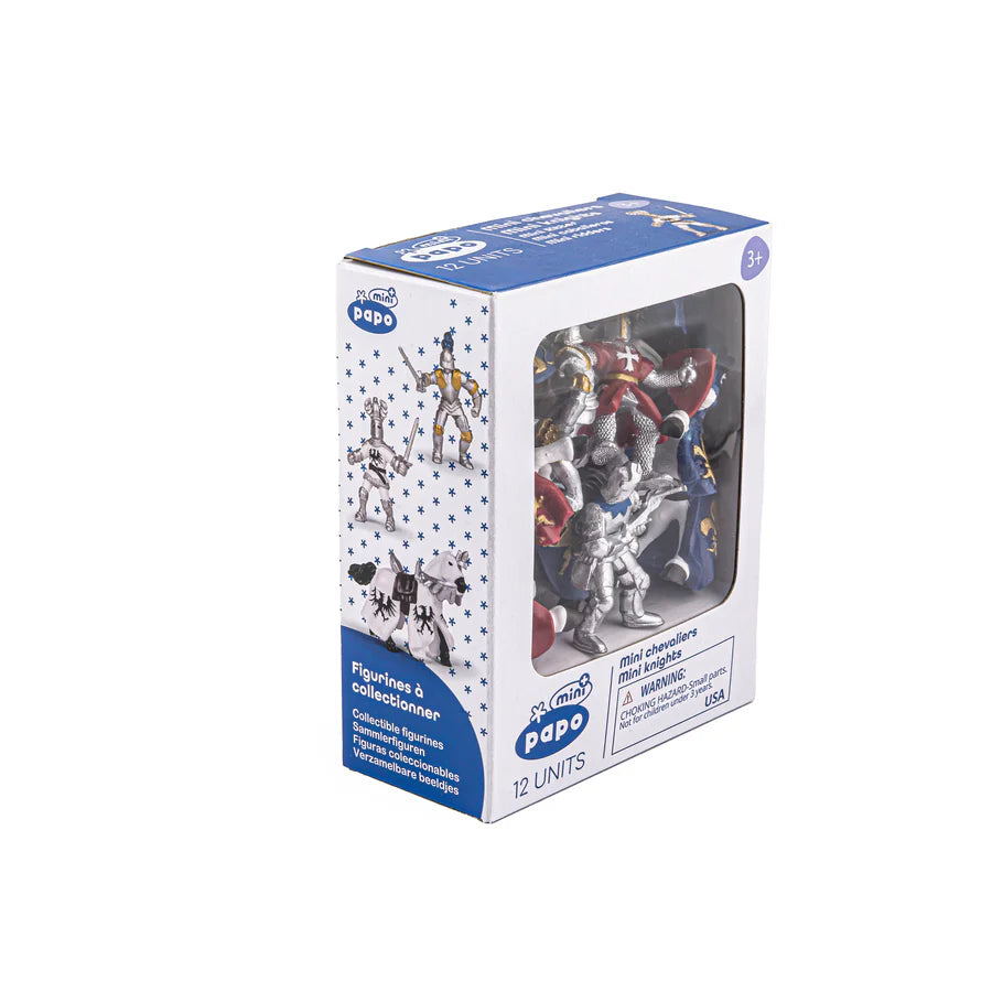 Mini plus chevaliers Papo - 12 pièces