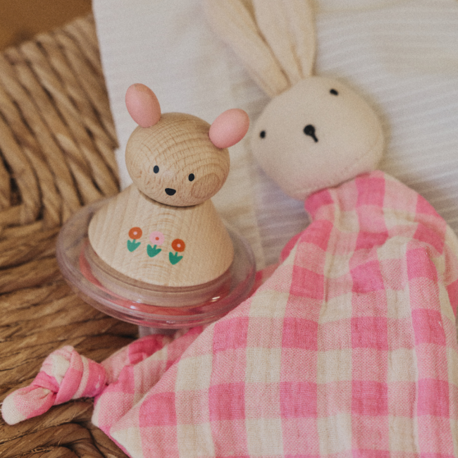 Doudou plat chichi pompon