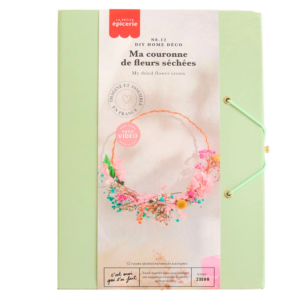 Ma couronne de fleurs sechées