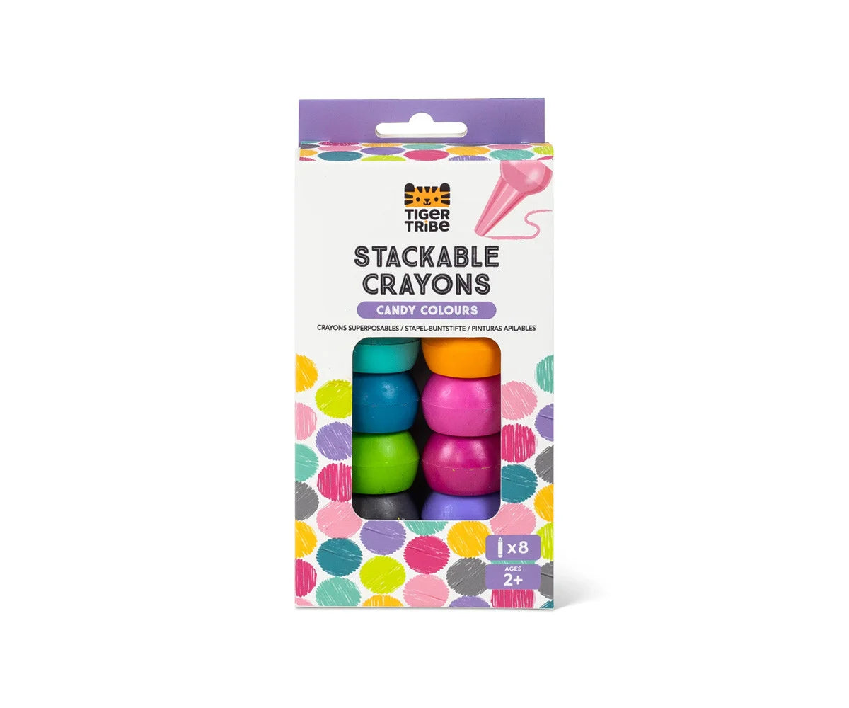 Crayons de cire à empiler