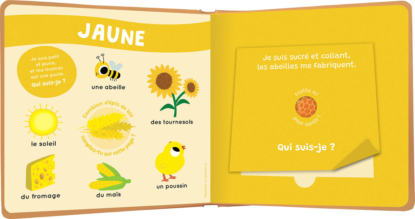 Mon livre des odeurs et des couleurs - la ferme