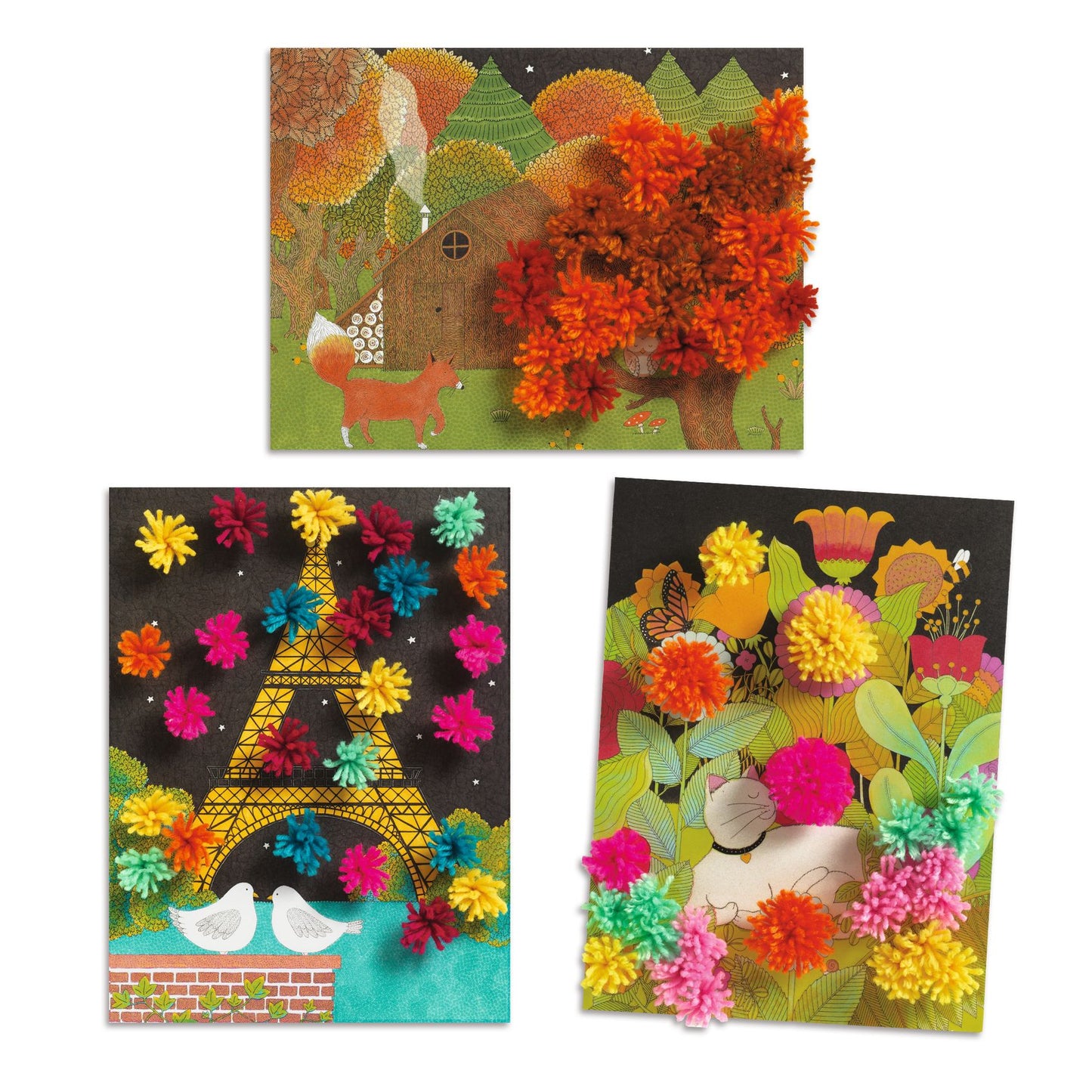Tableaux de pompons