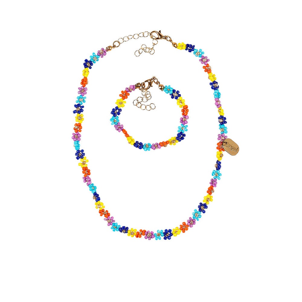 Set collier & bracelet Millie fleur