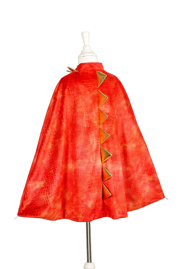 Chevalier cape reversible dragon rouge