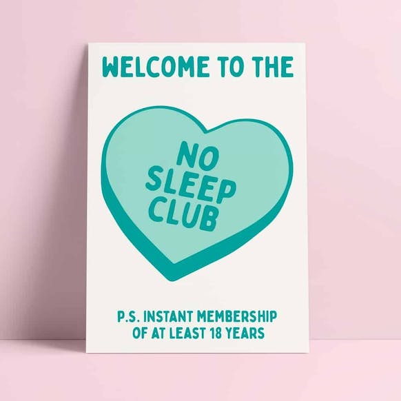 Carte postale NO SLEEP CLUB