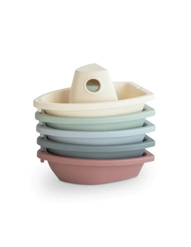 Bateaux empilables pour le bain
