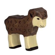 Figurine en bois - Agneau