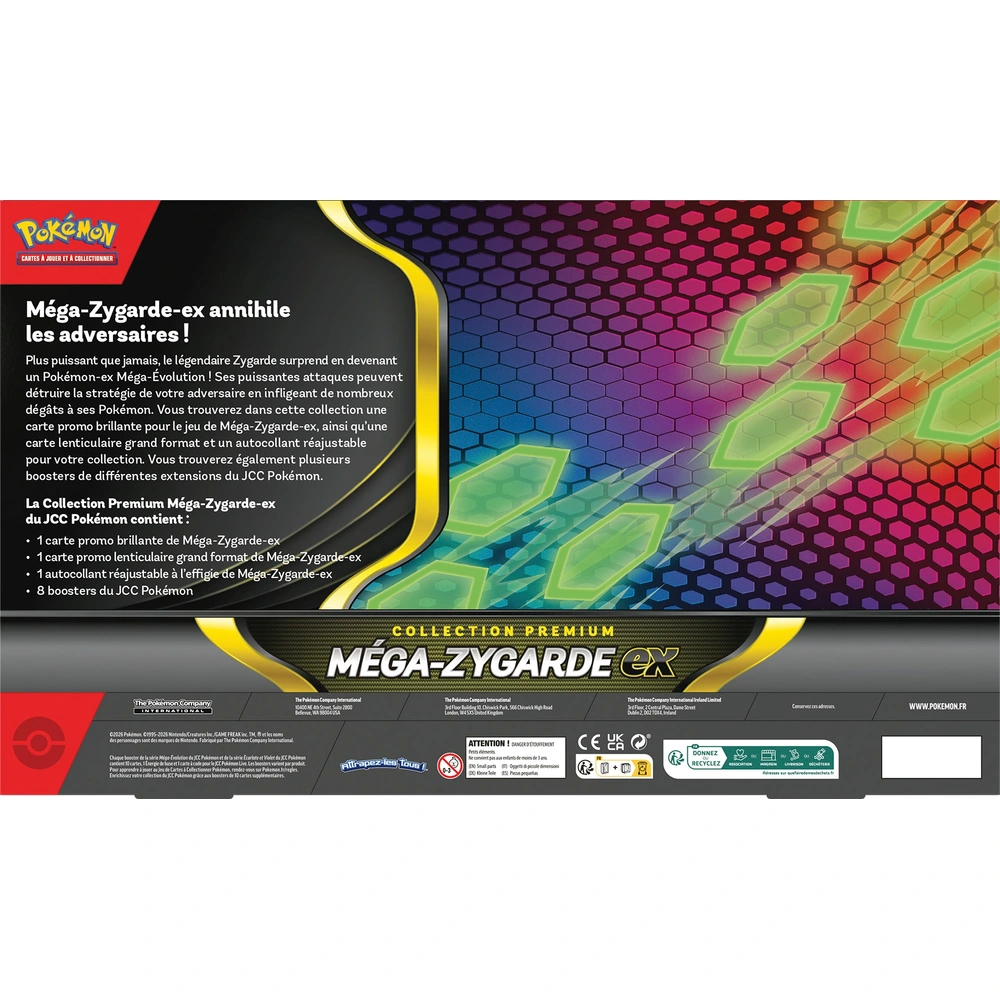 Pokémon : Coffret Premium MAI 2026 - Méga-Zygarde ex