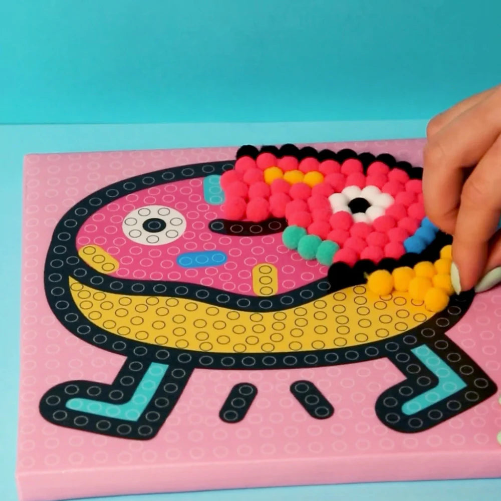Pompoms art Omy