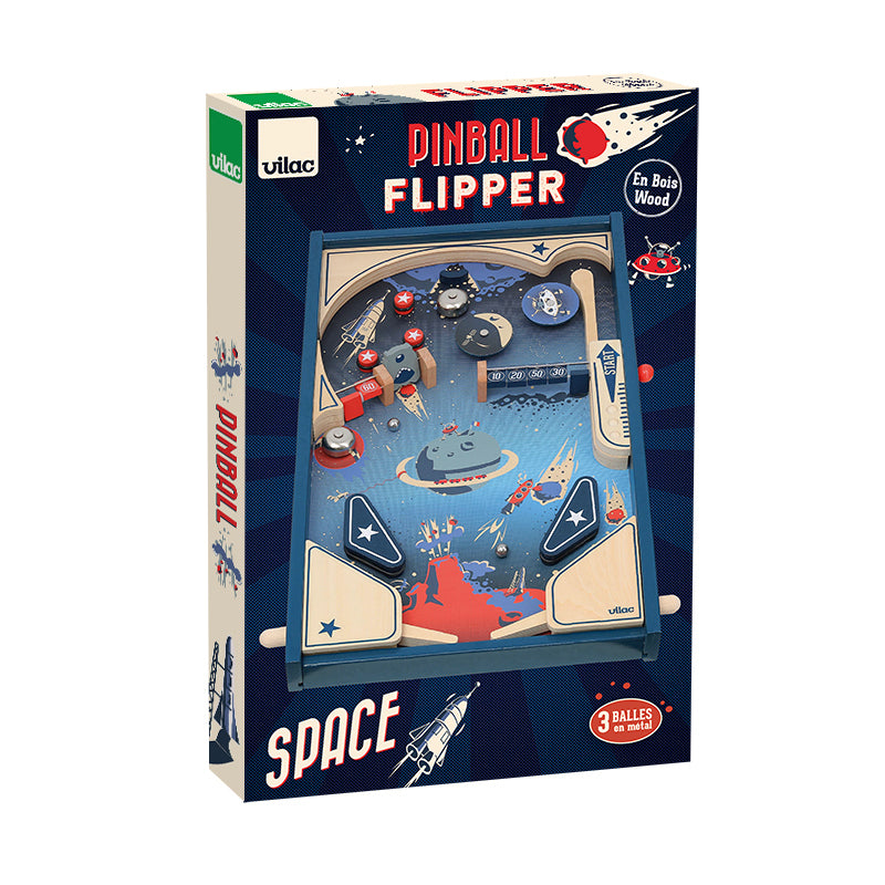Flipper de l'espace - bois et métal