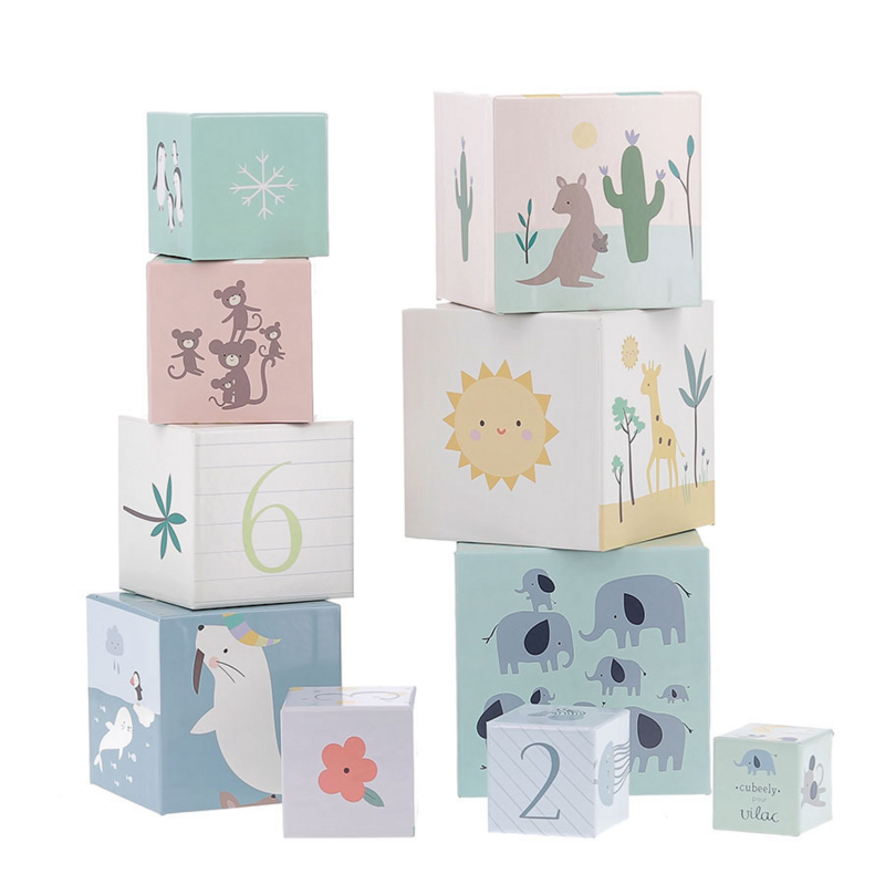 Cubes gigognes animaux Sarah Betz