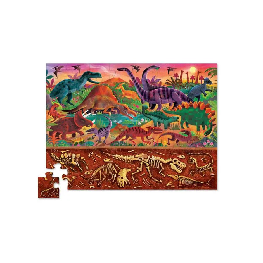 Puzzle Above Below Puzzle - Le monde des dinosaures (48)