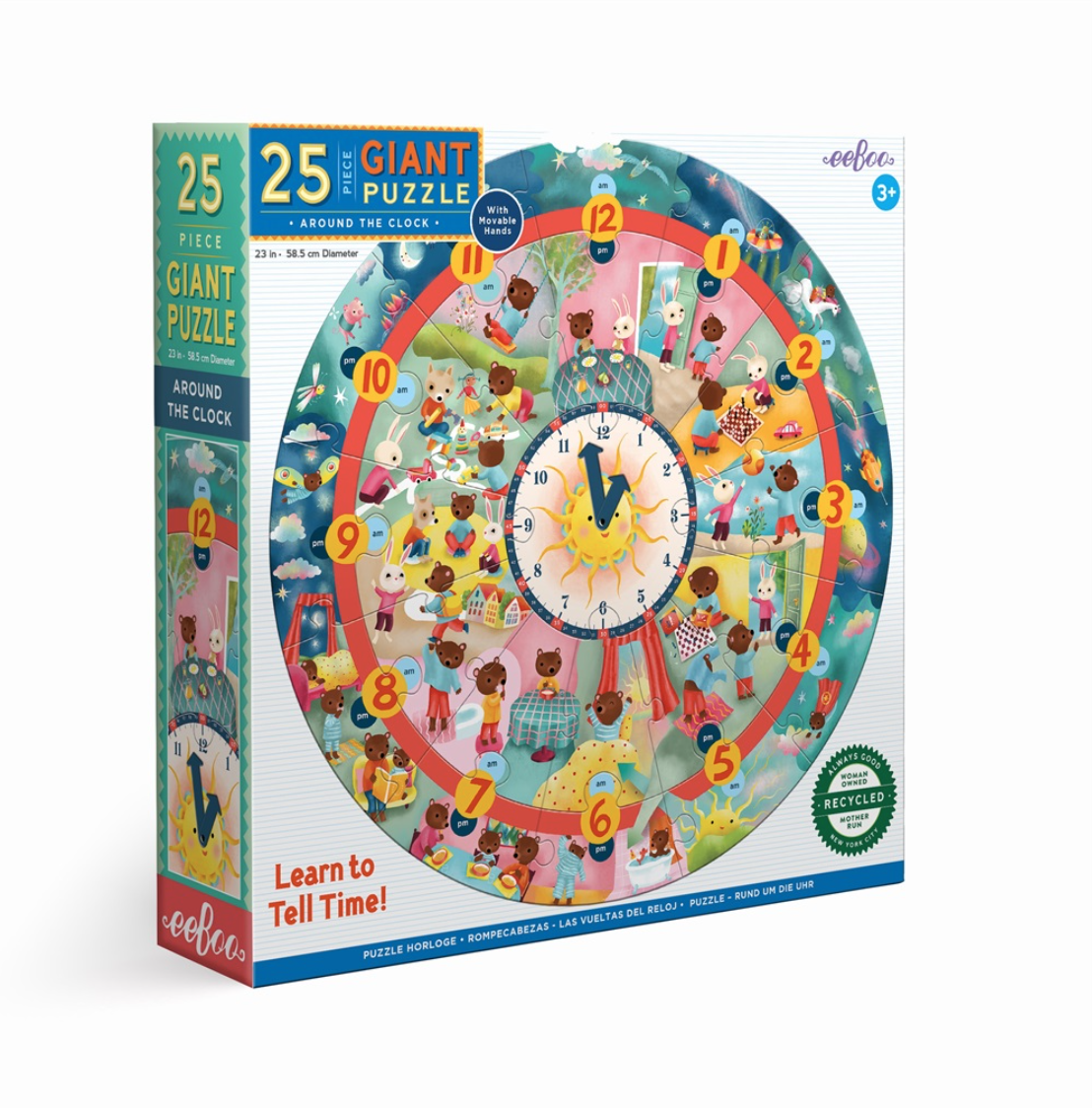 Puzzle éducatif Horloge