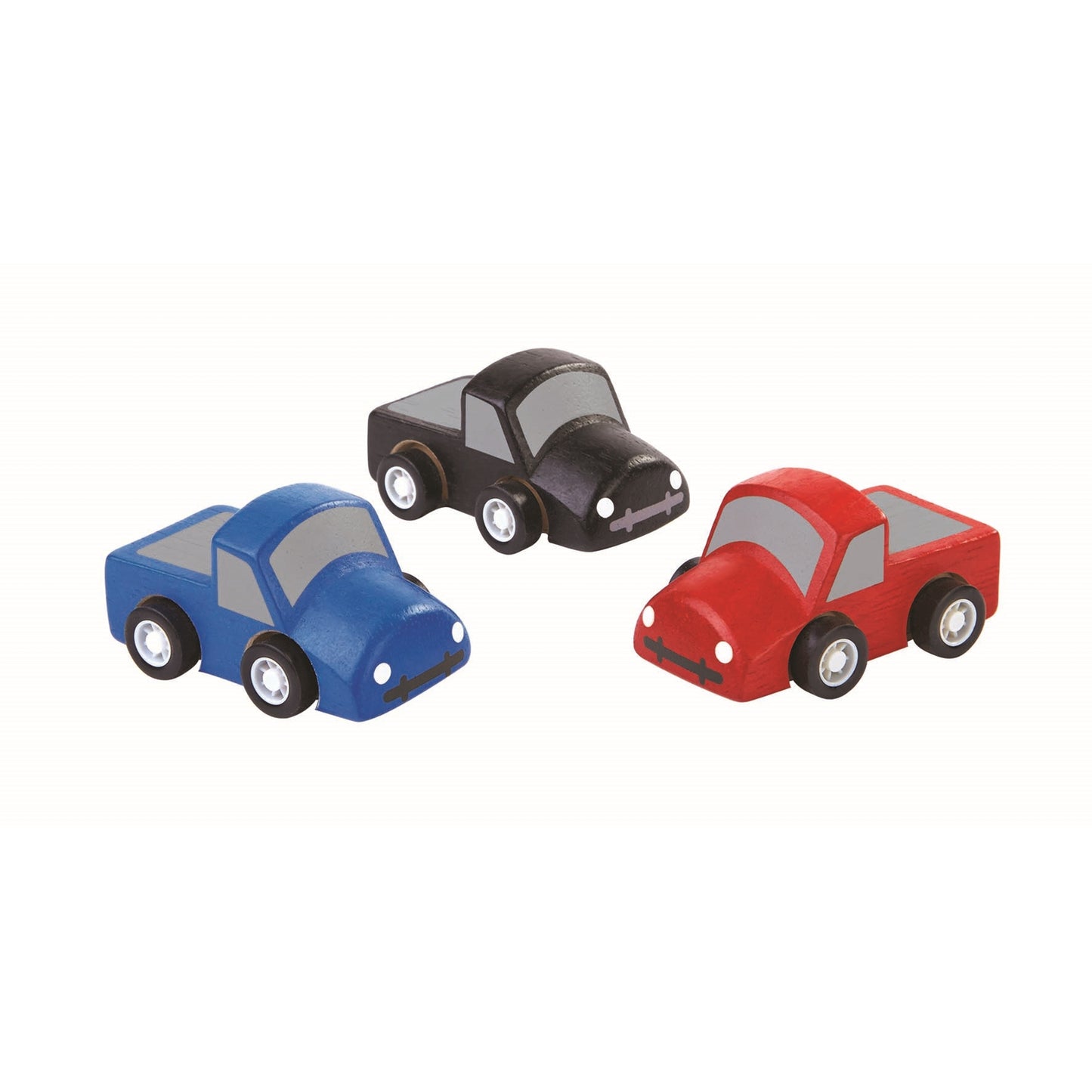 Mini camions en bois