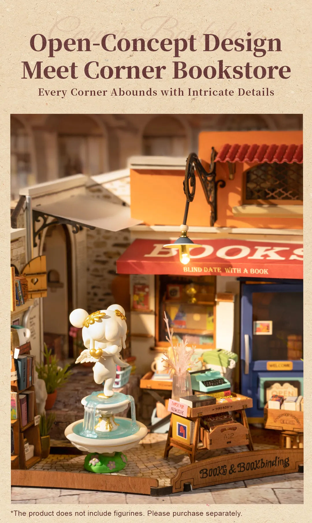 Maquette Rolife DG164 Corner bookstore