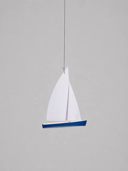 Mobile fabriqué à la main au Danemark - 5 bateaux