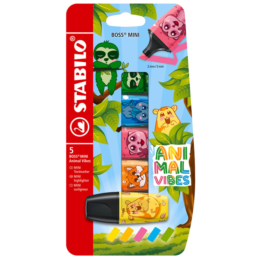 Surligneurs BOSS Mini Animal Vibes