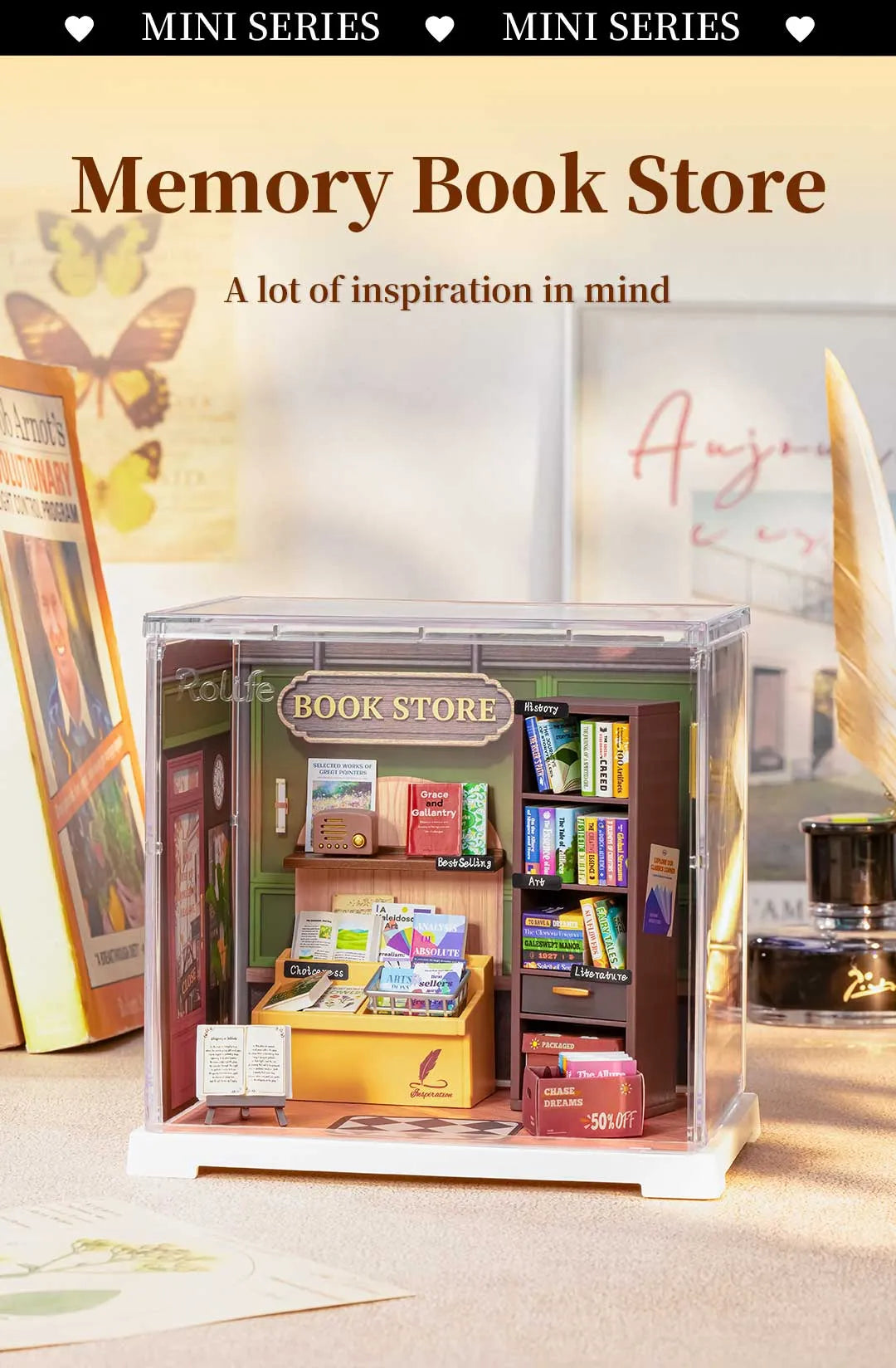 Maquette Rolife DWS04B Memory Book Store