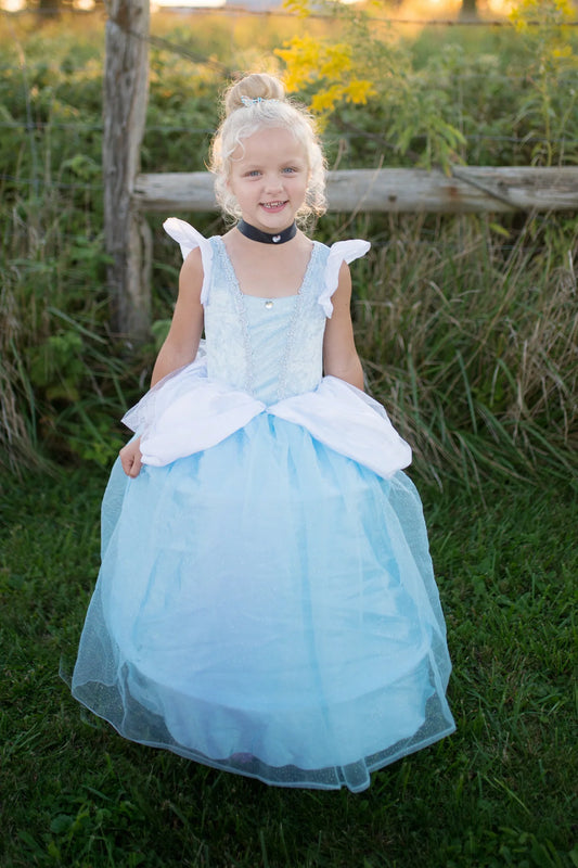 Robe de princesse bleue