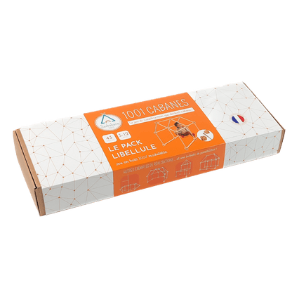 Kit cabane bois - Pack Libellule (43 pièces)