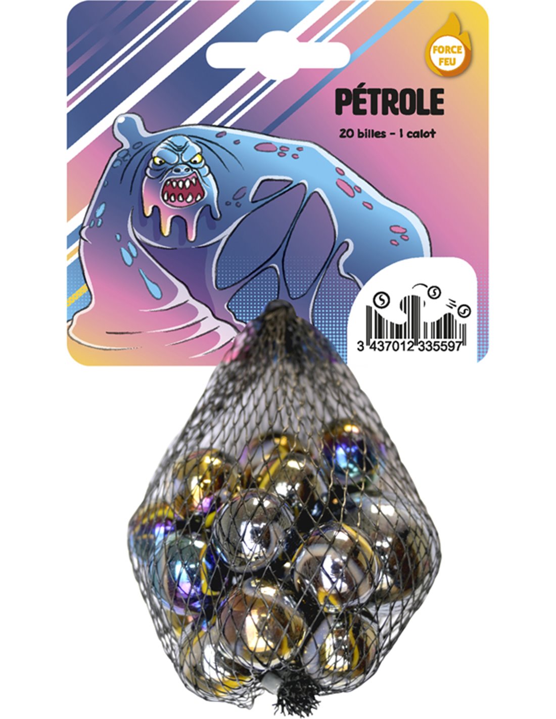 Billes de collection - sachet 20 billes + 1 calot