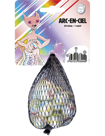 Billes de collection - sachet 20 billes + 1 calot