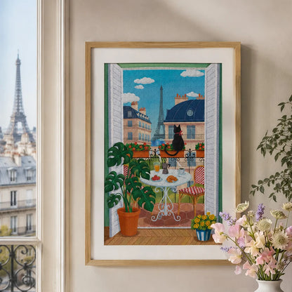 Puzzle 1 000 pièces - Breakfast in Paris