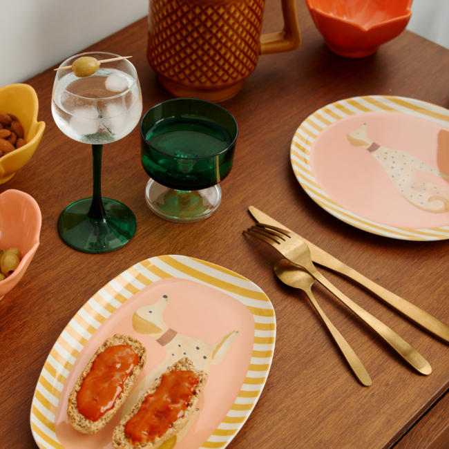 Assiette en mélaminé