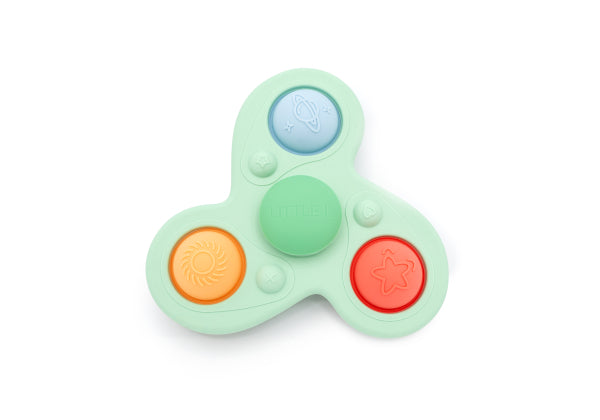 Spinner boomerang sensoriel en silicone