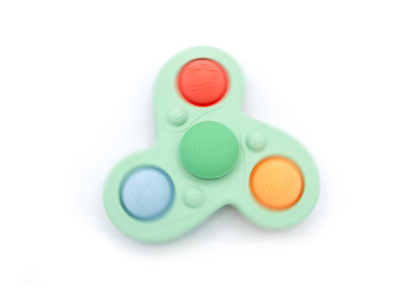 Spinner boomerang sensoriel en silicone