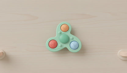 Spinner boomerang sensoriel en silicone