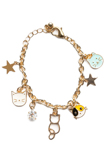 Bracelet breloques chats