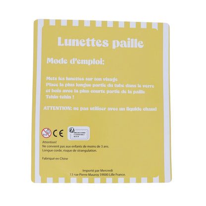 Lunettes paille