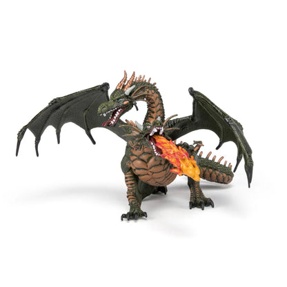 Figurine Papo dragon deux têtes
