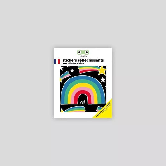 Petit sticker réfléchissant pour vélo ou trottinette