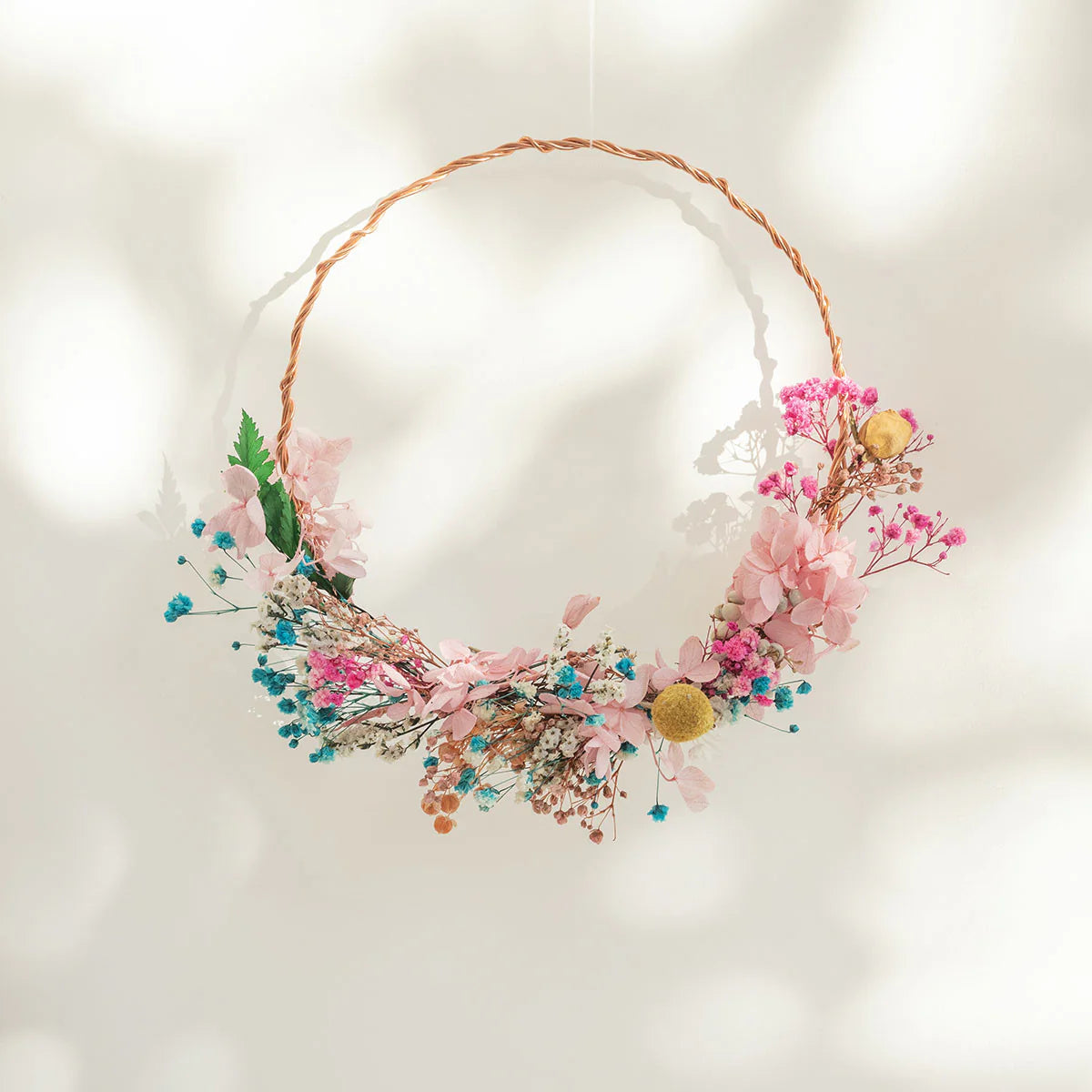 Ma couronne de fleurs sechées