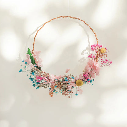 Ma couronne de fleurs sechées