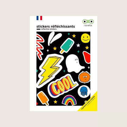 Stickers réfléchissants pour casque et vélo – Visibilité & sécurité, fabriqués en France