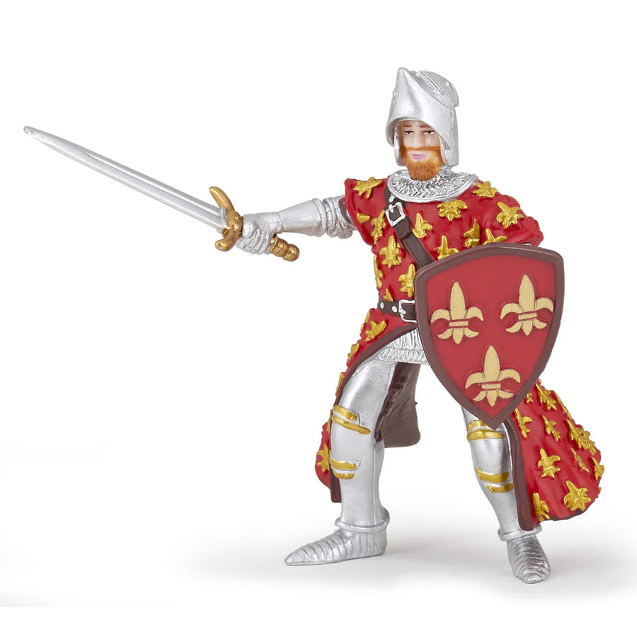 Figurine prince Philippe rouge