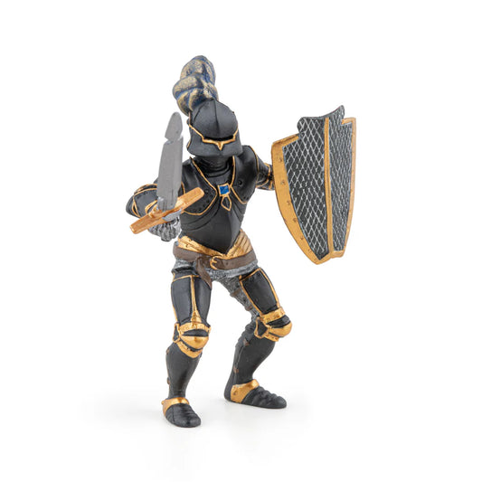 Figurine chevalier en armure noire