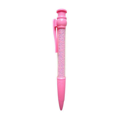 Stylo XL paillettes rose