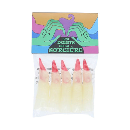 Lot de 10 doigts de sorcière phosphorescents