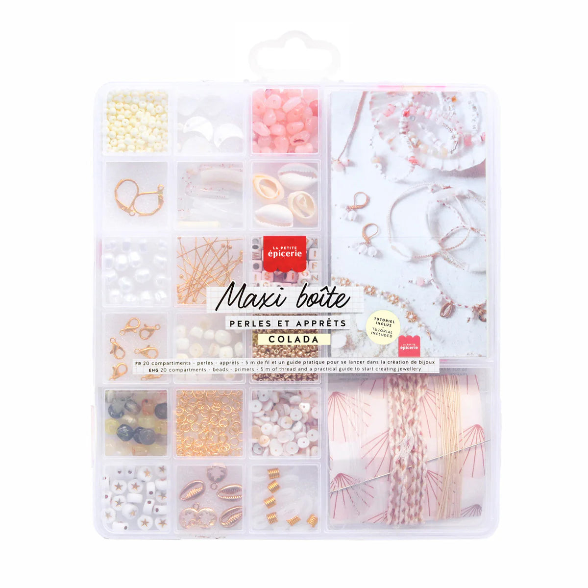 Maxi boîte de perles et d'apprêts