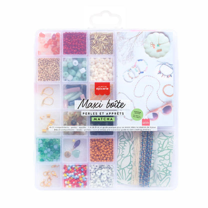 Maxi boîte de perles et d'apprêts