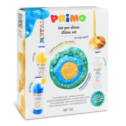 Kit Slime avec colles FLUO colorées + 1 activateur