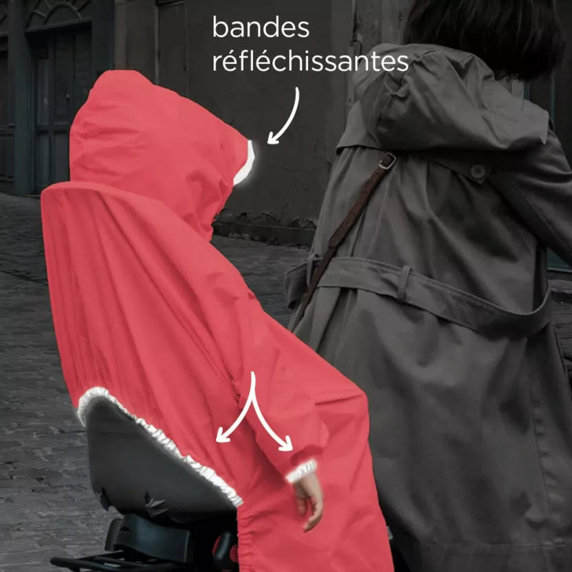 L’imperméable pour siège vélo