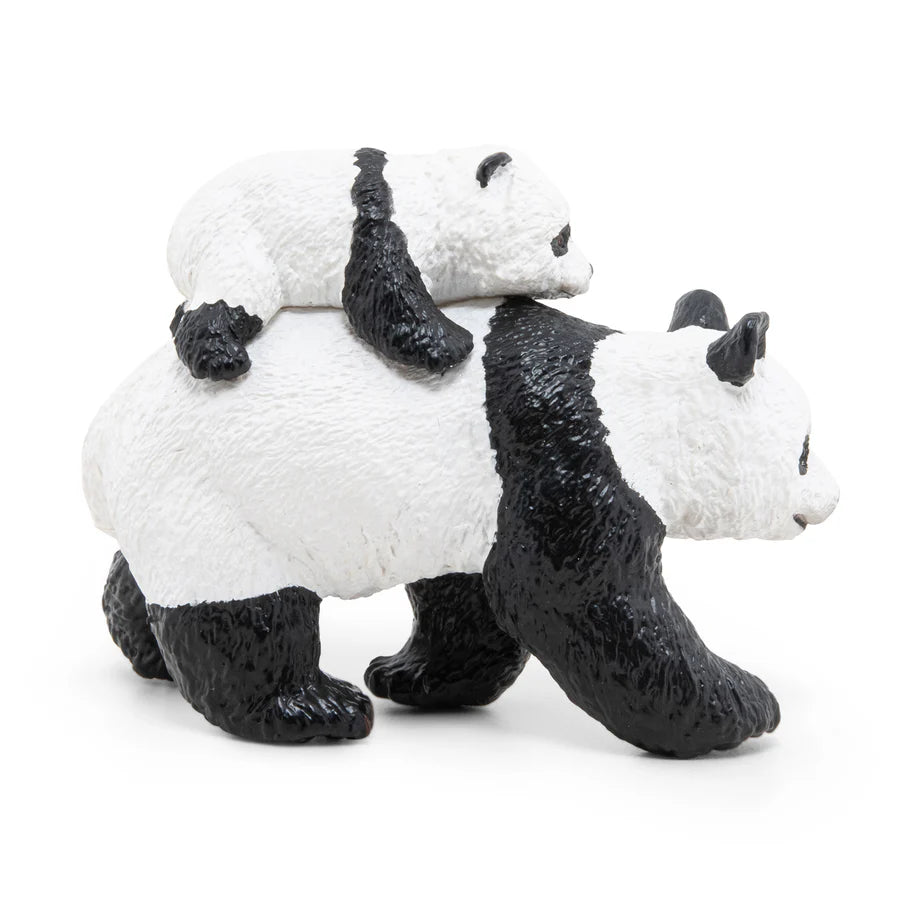 Figurine Papo Panda marchant et son bébé