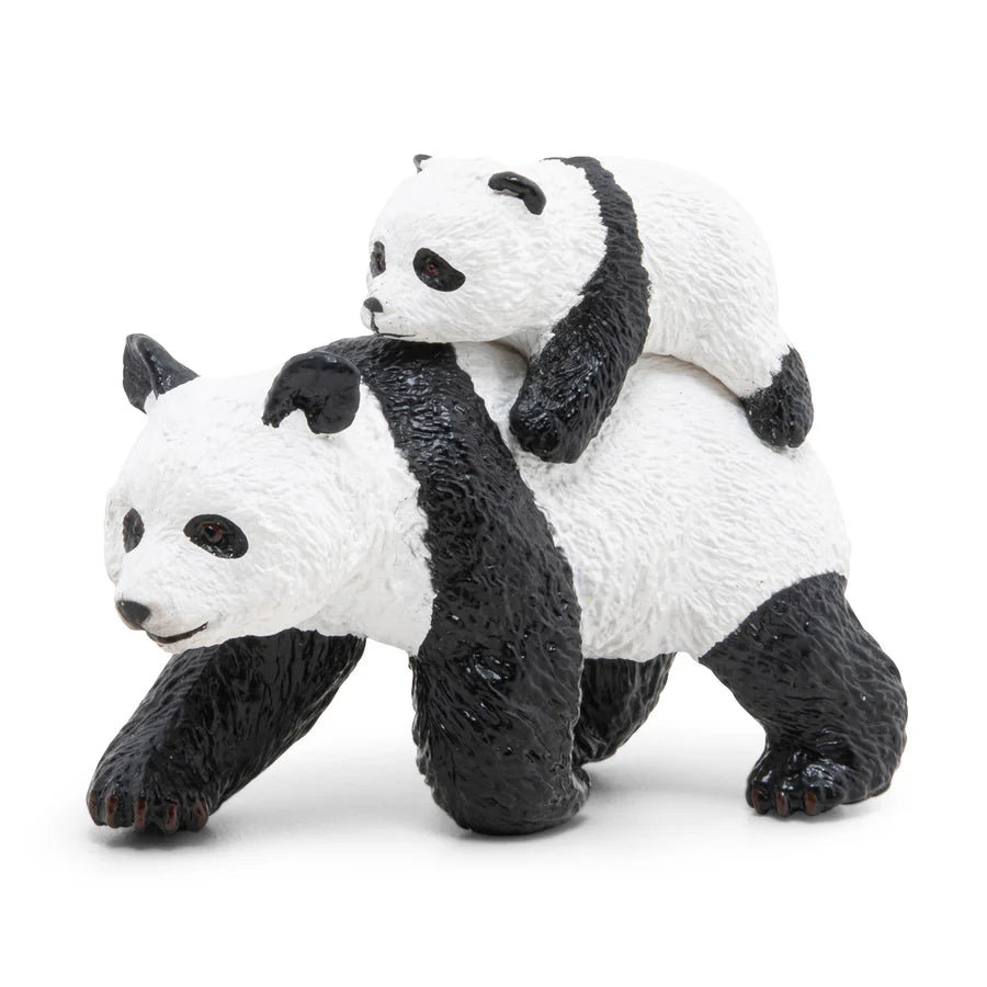 Figurine Papo Panda marchant et son bébé