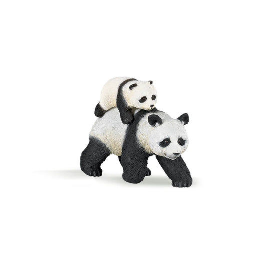 Figurine Papo Panda marchant et son bébé